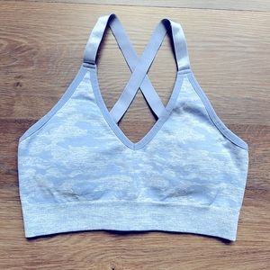 AYBL Camo Seamless Bra (Blue) - Gently Used (Small)